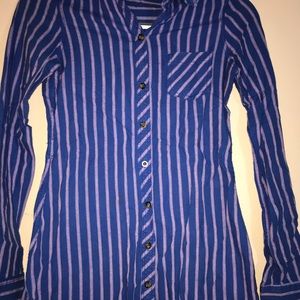Button down striped shirt